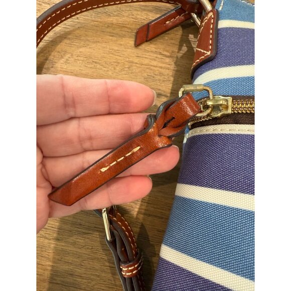 Dooney & Bourke Nautical Canvas Crossbody Purse - Picture 11 of 13